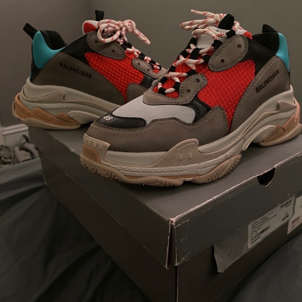 Balenciaga Triple S "Blue Red" 2018
